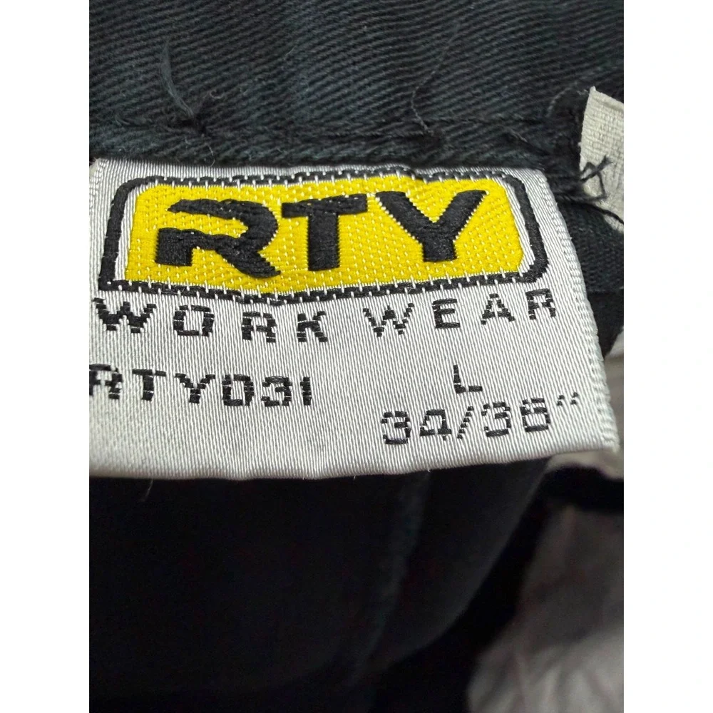 Y2k RTY Workwear Super Aguri F1 Team Baggy Cargo Shorts Black Mens Size L 34/36